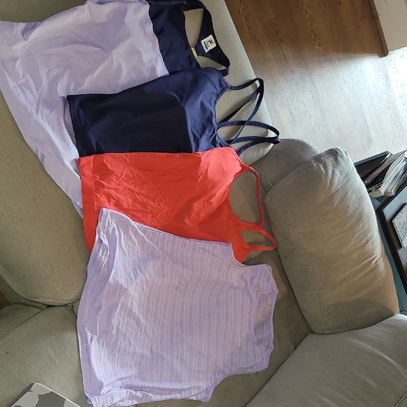 4 Tennis/Yoga/Workout Tank Tops - Picture 1 of 8